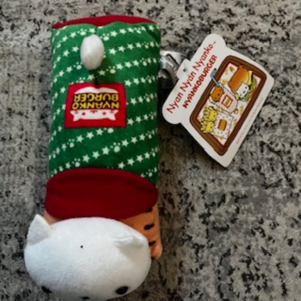 🧡3/15 NWT Nyan Nyan Nyanko Nyankoburger Plush - Picture 6 of 10